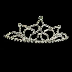 تاج مو دخترانه مدل فلزی طرح لاله