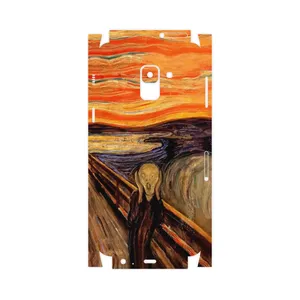 MAHOOT The Scream of Munch-FullSkin Cover Sticker for Samsung Galaxy A8 2018