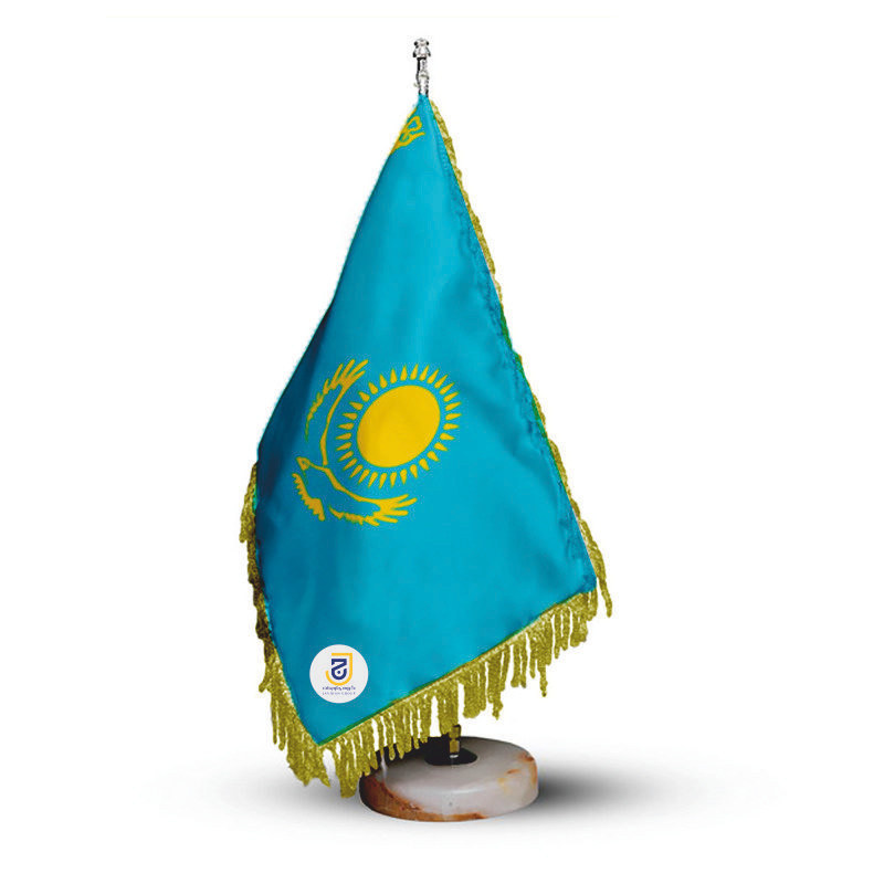 پرچم رومیزی جاویدان تندیس پرگاس مدل قزاقستان کد 1