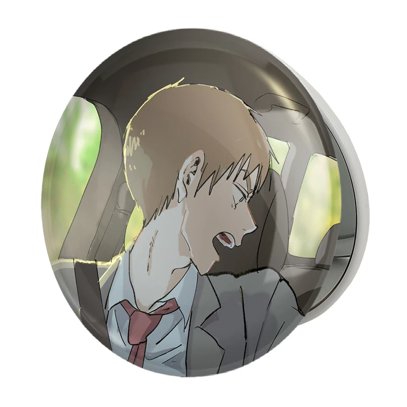 آینه جیبی خندالو طرح اراتاکا انیمه موب سایکو Mob Psycho 100 مدل تاشو کد 24432 