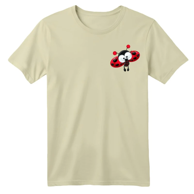 تی شرت آستین کوتاه بچگانه مدل کفشدوزک