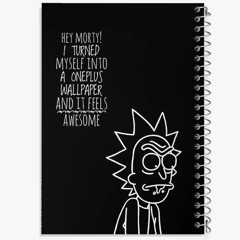 دفتر لیست خرید 50 برگ خندالو طرح ریک (Rick) کد F1070