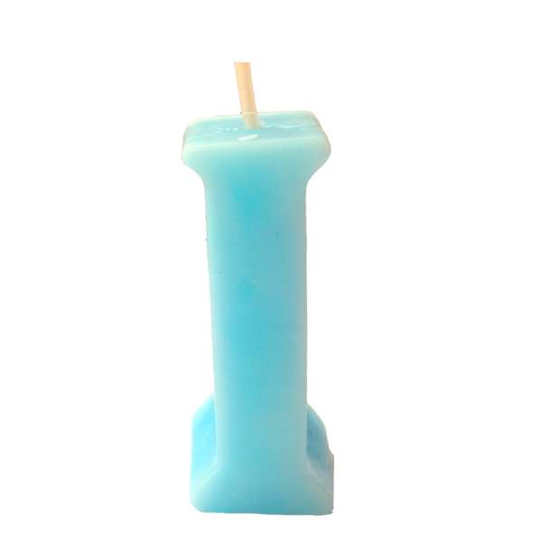 شمع مدل حروف رومی طرح I