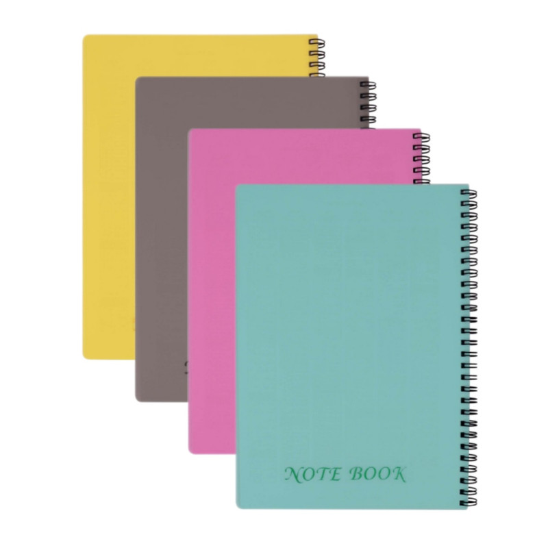 دفتر مشق 60 برگ پاپکو مدل 615F بسته 4 عددی