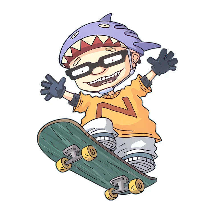 استیکر پارچه و لباس پاد آفرین مدل کارتونی کد S1007