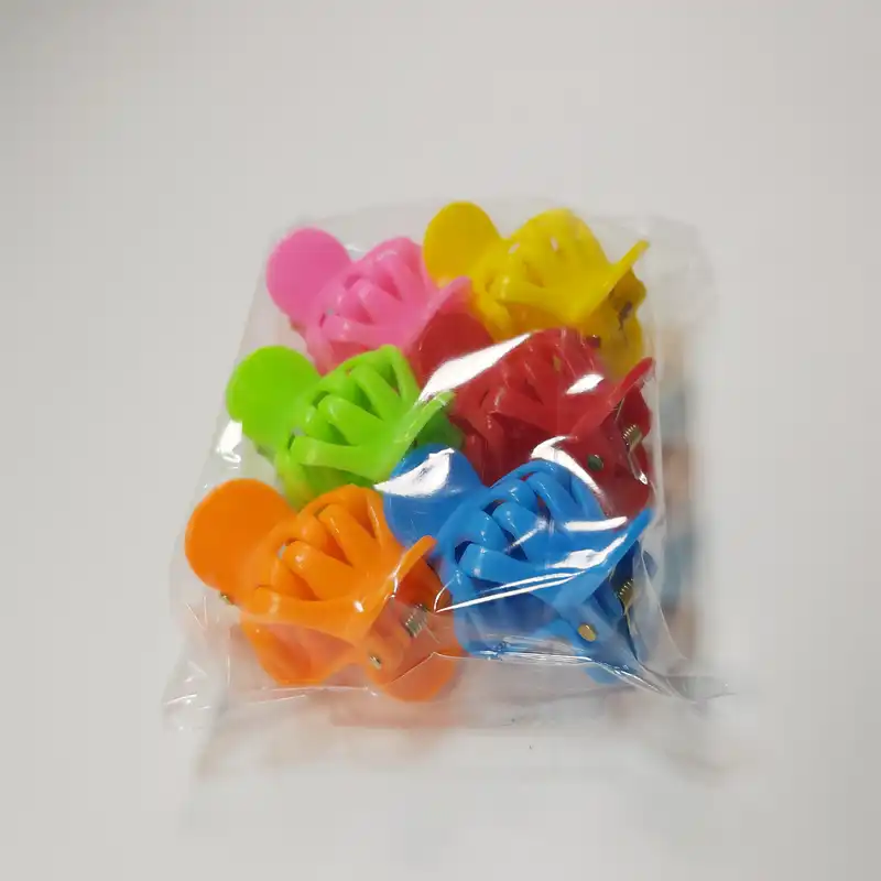 کلیپس مو زنانه مدل کوچک مجموعه ۱۲ عددی