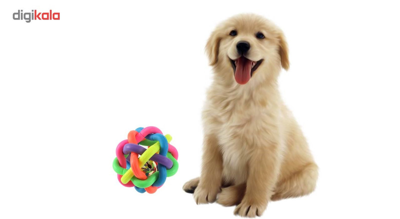 اسباب بازی سگ توپ پیچ در پیچ مدل Juguetes Perro Ball-S قطر 5.5 سانتی متری