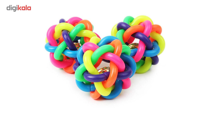 اسباب بازی سگ توپ پیچ در پیچ مدل Juguetes Perro Ball-S قطر 5.5 سانتی متری