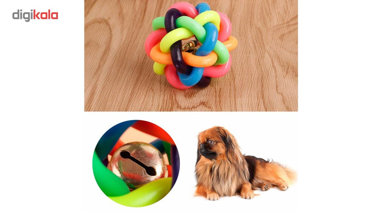 اسباب بازی سگ توپ پیچ در پیچ مدل Juguetes Perro Ball-S قطر 5.5 سانتی متری