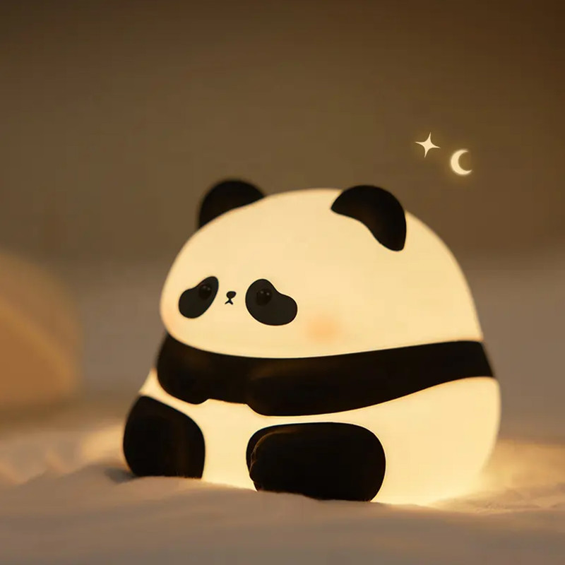 چراغ خواب کودک مدل Cute Silicone Panda