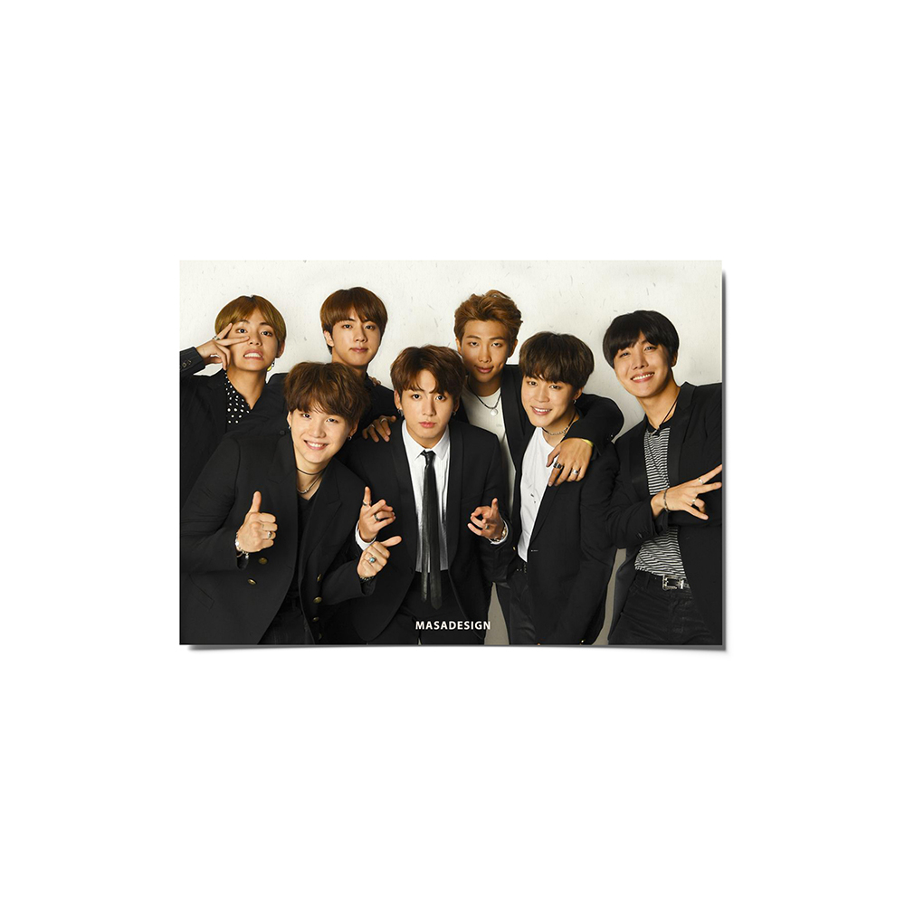 کارت پستال ماسا دیزاین طرح BTS مدل POSTV280