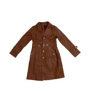 پالتو زنانه مدل چرم 020