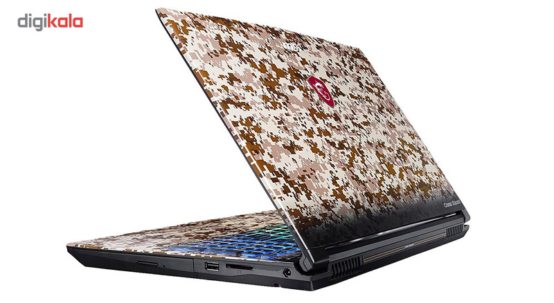 لپ تاپ 15 اینچی ام اس آی مدل GE62 7RE Camo Squad لپ تاپ 15 اینچی ام اس آی مدل GE62 7RE Camo Squad