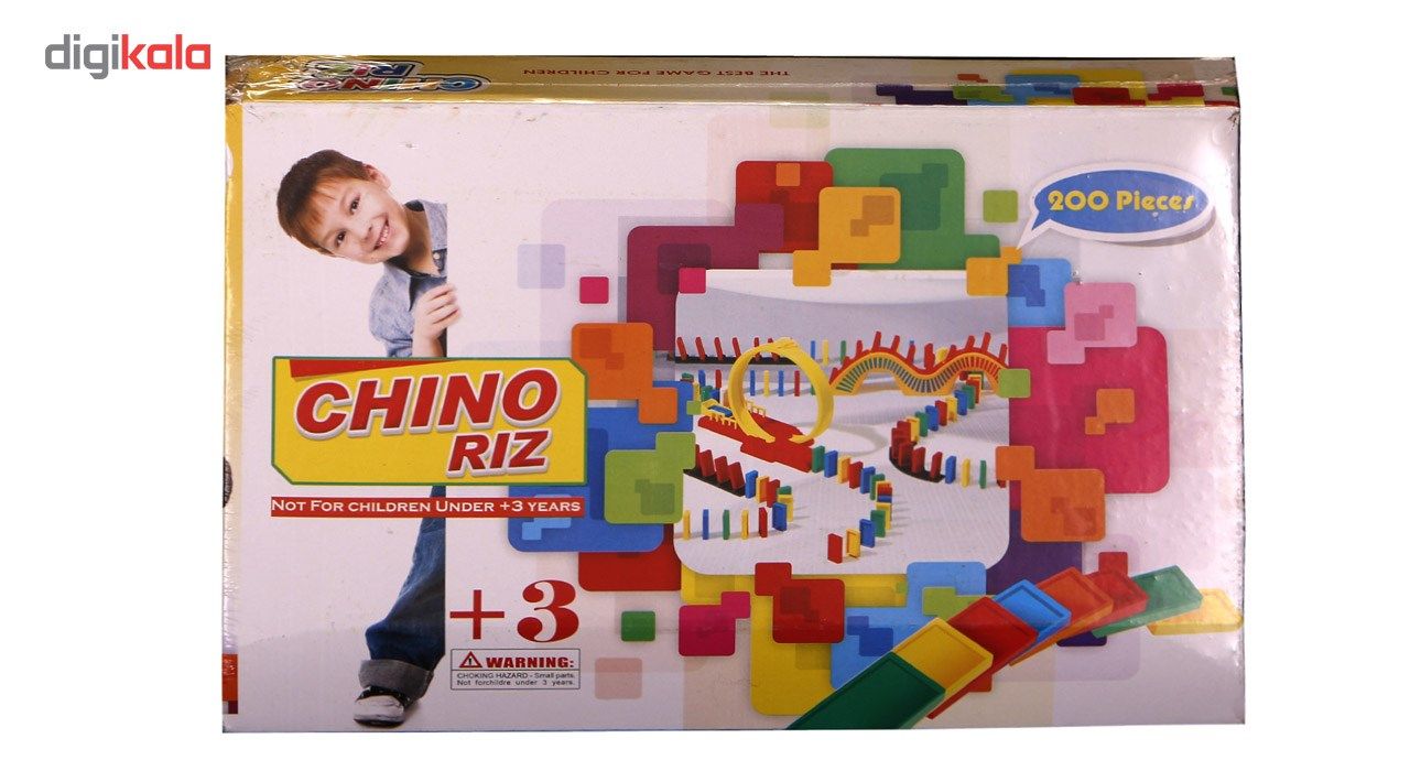 بازی فکری دومینو 200 تکه مدل Chino Riz