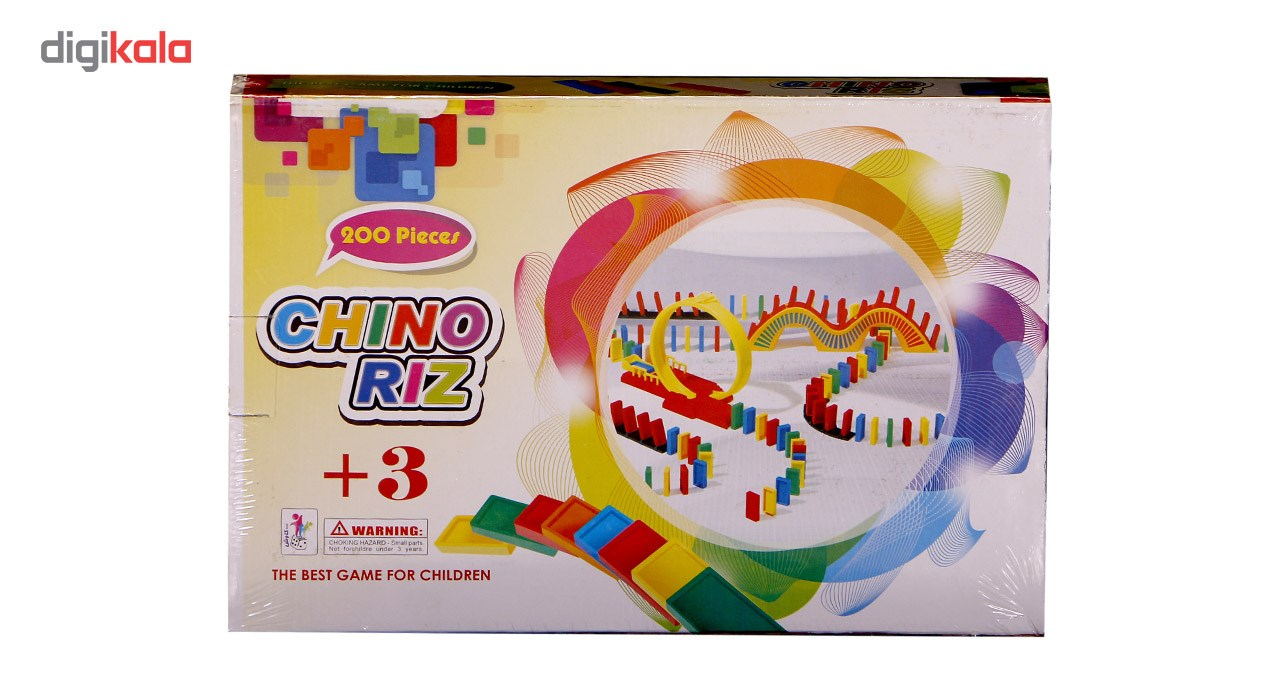 بازی فکری دومینو 200 تکه مدل Chino Riz