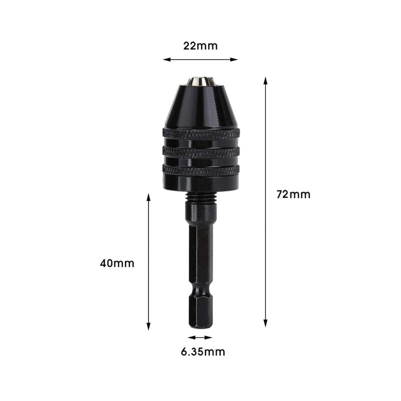 رابط تبدیل پیچ گوشتی شارژی به دریل مدل 6.5 MM