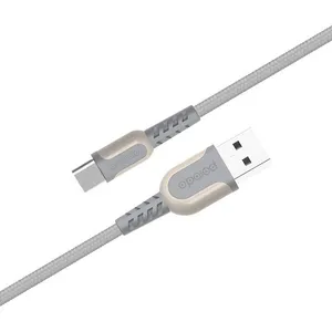 کابل تبدیل USB به USB-C یونیتک مدل PD-CMETRP24-GY طول 2.4 متر