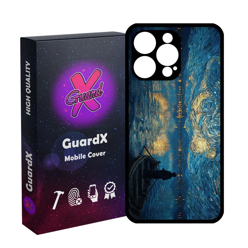 کاور گارد ایکس طرح قایق ونگوگ مدل 10908 مناسب برای گوشی موبایل اپل iPhone 15 Pro Max