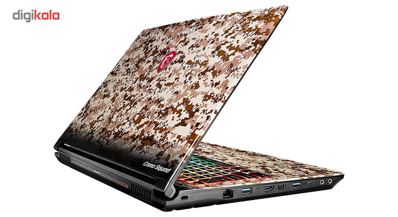 لپ تاپ 15 اینچی ام اس آی مدل GE62 7RE Camo Squad لپ تاپ 15 اینچی ام اس آی مدل GE62 7RE Camo Squad