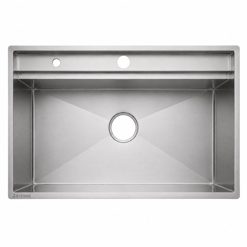 سینک ظرفشویی استیل توکار یک لگنه زرتوس مدل ZS9052-PLUS