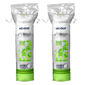 پد پاک کننده آرایش مداکس مدل Multi-Texture دو بسته 100 عددی