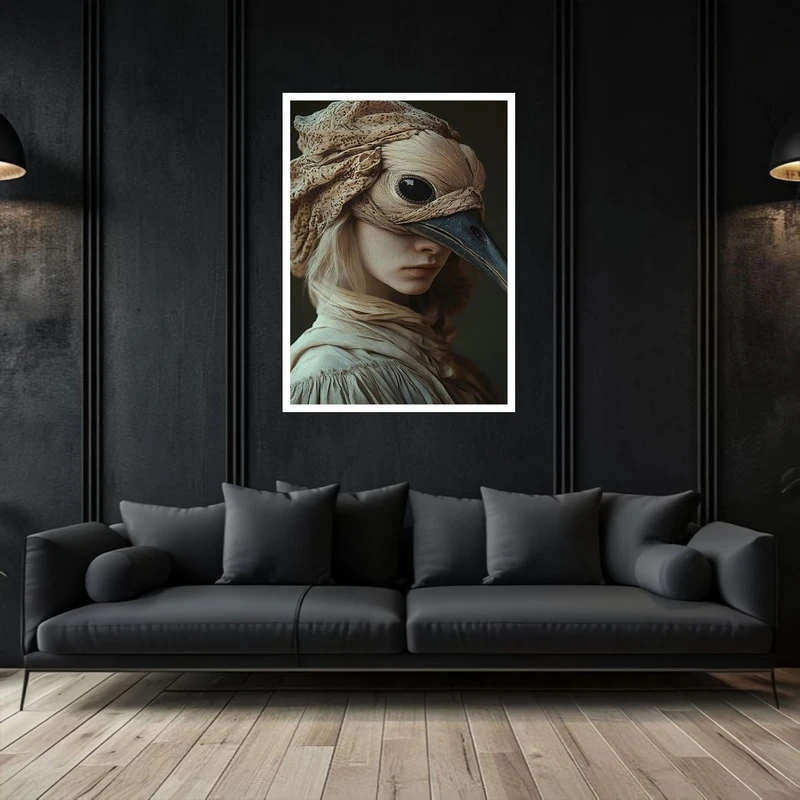 تابلو بکلیت طرح فانتزی تخیلی و دکوری هنری و مدرن مدل W-bu5364