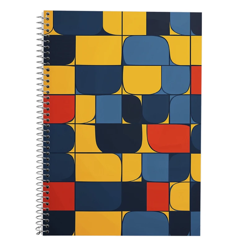 دفتر زبان 50 برگ مدوپد مدل دو خط طرح فانتزی کد DF13684