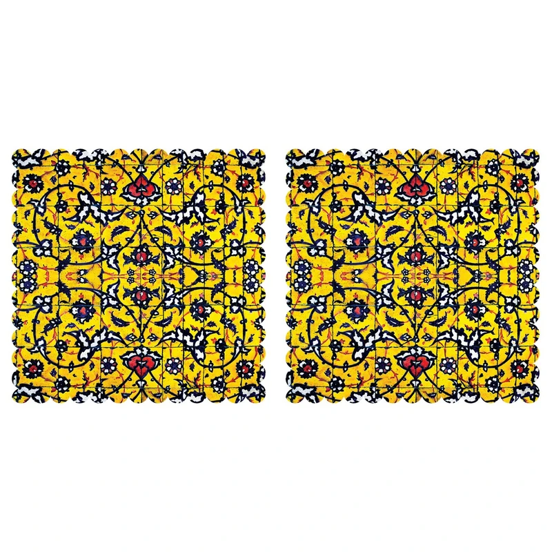 رومیزی رنس مدل T3-42133 سایز 40x40 سانتی متر مجموعه 2 عددی