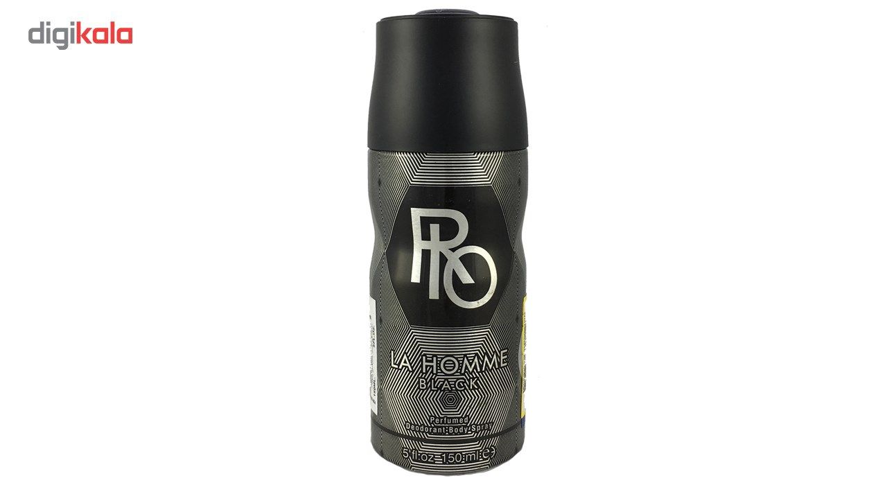 اسپری ضد تعریق مردانه ریو کالکشن مدل Rio La Homme Black حجم 150ml -  - 2