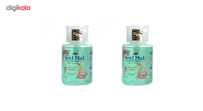 پك دو عددي لاک پاک کن گل مل مدل Nail Care حجم 300 میلی لیتر، حاوي استون