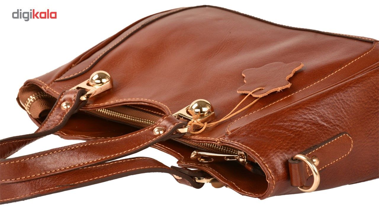 کیف دستی چرم طبیعی کهن چرم مدل V160-1 -  - 6