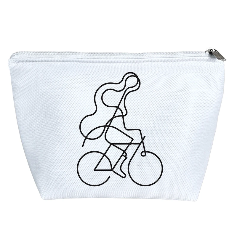 کیف لوازم آرایش دخترانه خندالو مدل دختر دوچرخه سوار کد 6640