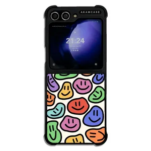 AKAM AMCWSGZFLIP5-HAPPY FACE2 Cover For Samsung Galaxy Z Flip 5