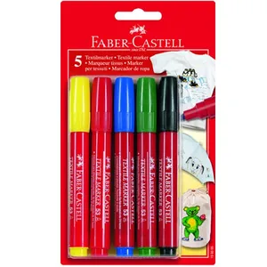 ماژیک پارچه 5 رنگ فابر کاستل مدل 53