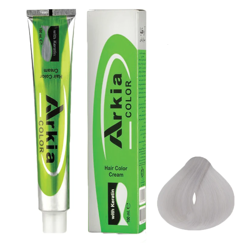 رنگ مو آرکیا شماره 90.01 حجم 100 میلی لیتر رنگ روشن کننده نقره ای