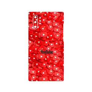 MAHOOT Youtube Cover Sticker for Samsung Galaxy Note 10 Plus