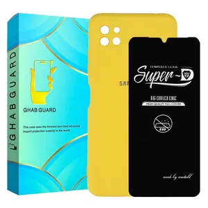 Ghab Guard SILICONSUPERD Cover With Screen Protector For Samsung Galaxy A22 5G