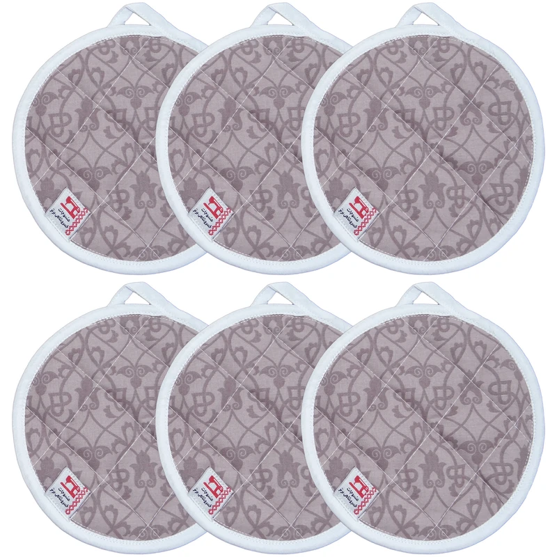 دستگیره منسوجات خسروشاهی برتر مدل  گرد کد DGM161 بسته 6 عددی