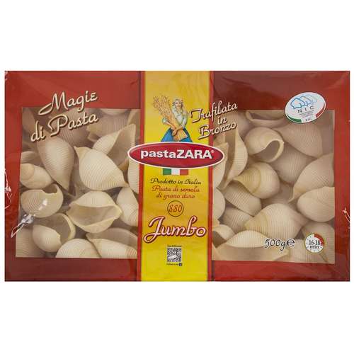 پاستا پاستا زارا مدل Jumbo مقدار 500 گرم