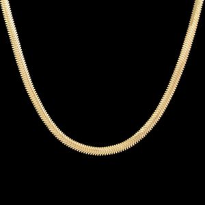 نقد و بررسی زنجیر طلا 18 عیار زنانه طلای مستجابی مدل هرینگبون سه بعدی کد M40 توسط خریداران