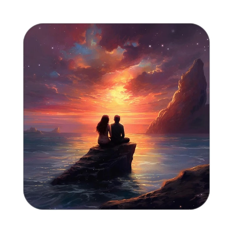 زیر لیوانی کاکتی مدل عاشقانه کد mp12592