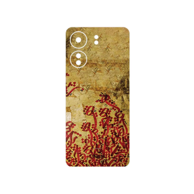 برچسب پوششی ماهوت مدل Nastaliq_5 مناسب برای گوشی موبایل شیائومی Redmi 13C