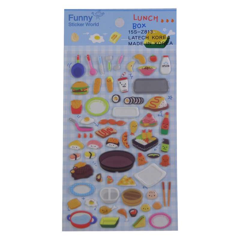 استیکر مدل Lunch box کد 15S-Z813