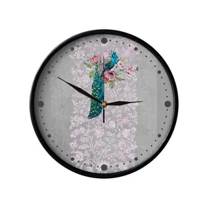 ساعت دیواری مدوپد طرح طاووس مدل mod00077