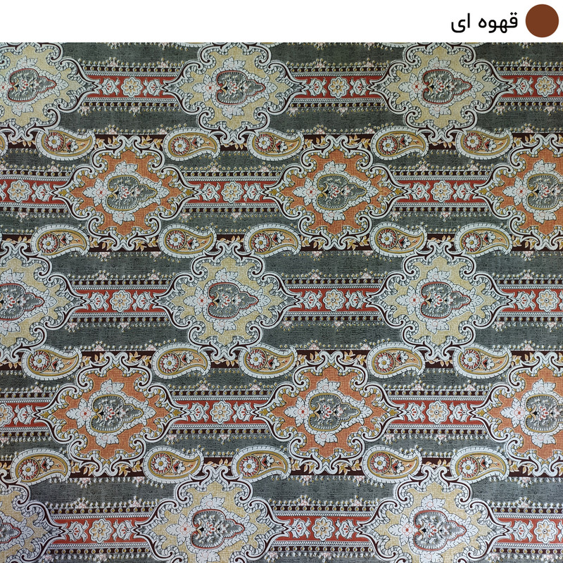 لحاف کرسی سندس مدل ترمه کد F805 سایز 350x350 سانتی متر