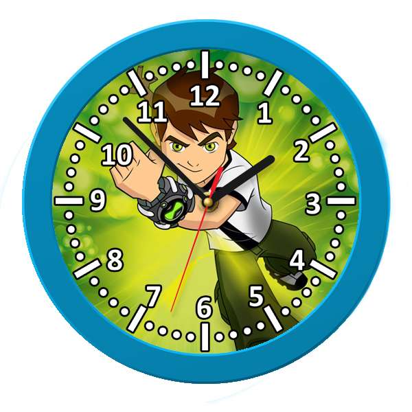 ساعت دیواری کودک مدل ben 10