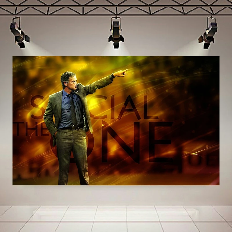 تابلو بوم طرح مربی فوتبال مدل خوزه مورینیو کد AR30867