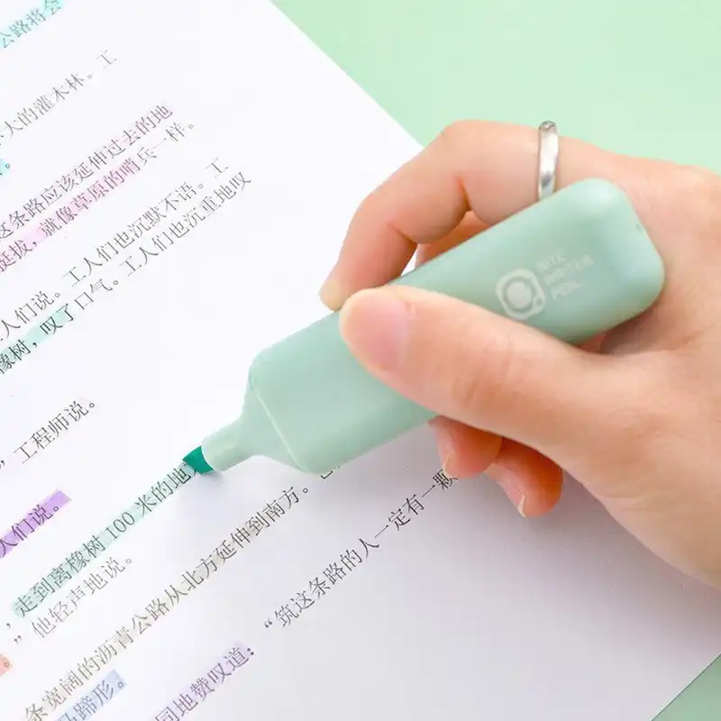 ماژیک علامت گذار مدل پاستلی بسته 4 عددی