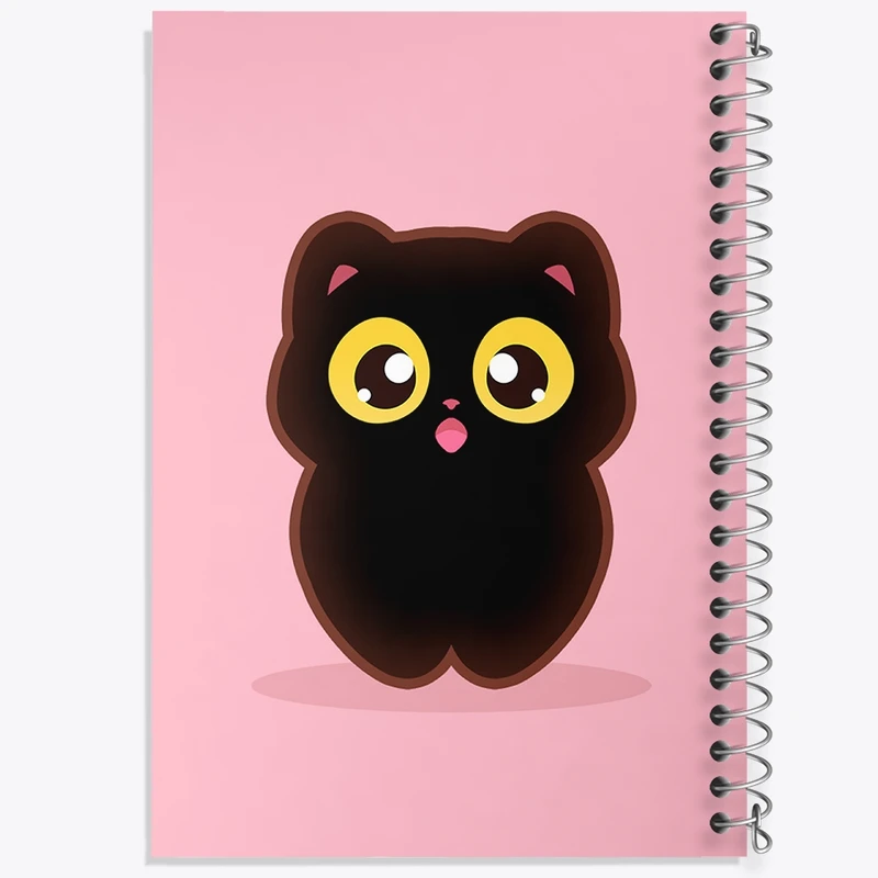 دفتر نقاشی 50 برگ خندالو طرح گربه کیوت کد F1673