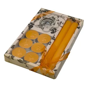 شمع مدل Candle set مجموعه 8 عددی به همراه شمعدان
